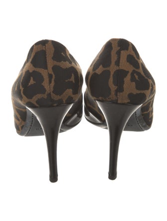 Fendi Canvas Printed Pumps