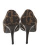 Fendi Canvas Printed Pumps