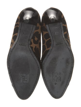 Fendi Canvas Printed Pumps