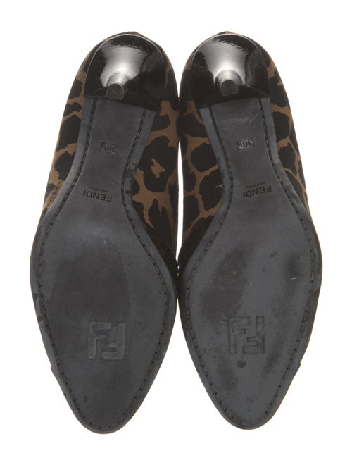 Fendi Canvas Printed Pumps