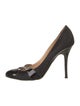 Fendi Zucca FF Logo Leather Pumps