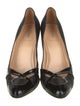 Fendi Zucca FF Logo Leather Pumps