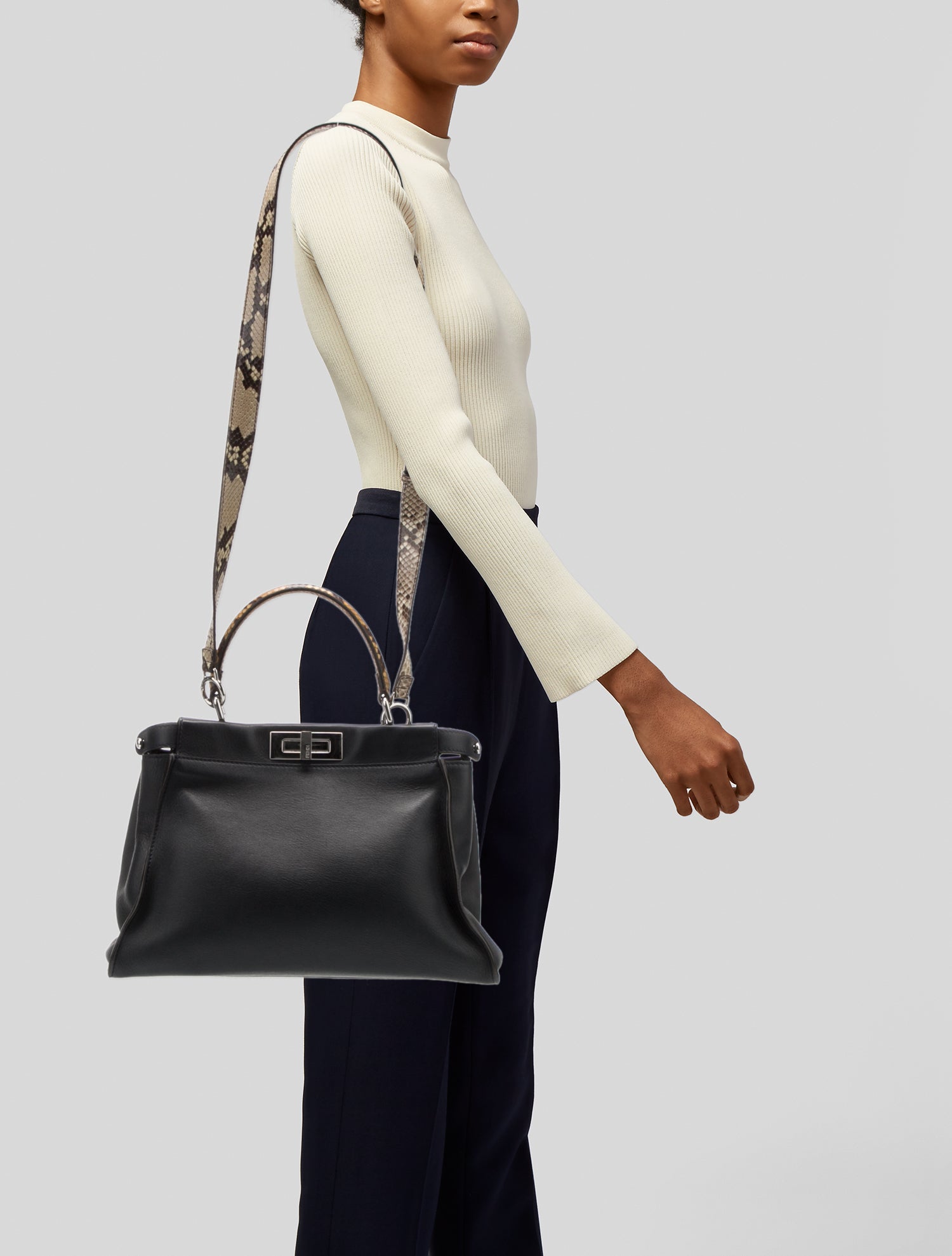 Fendi Leather Peekaboo