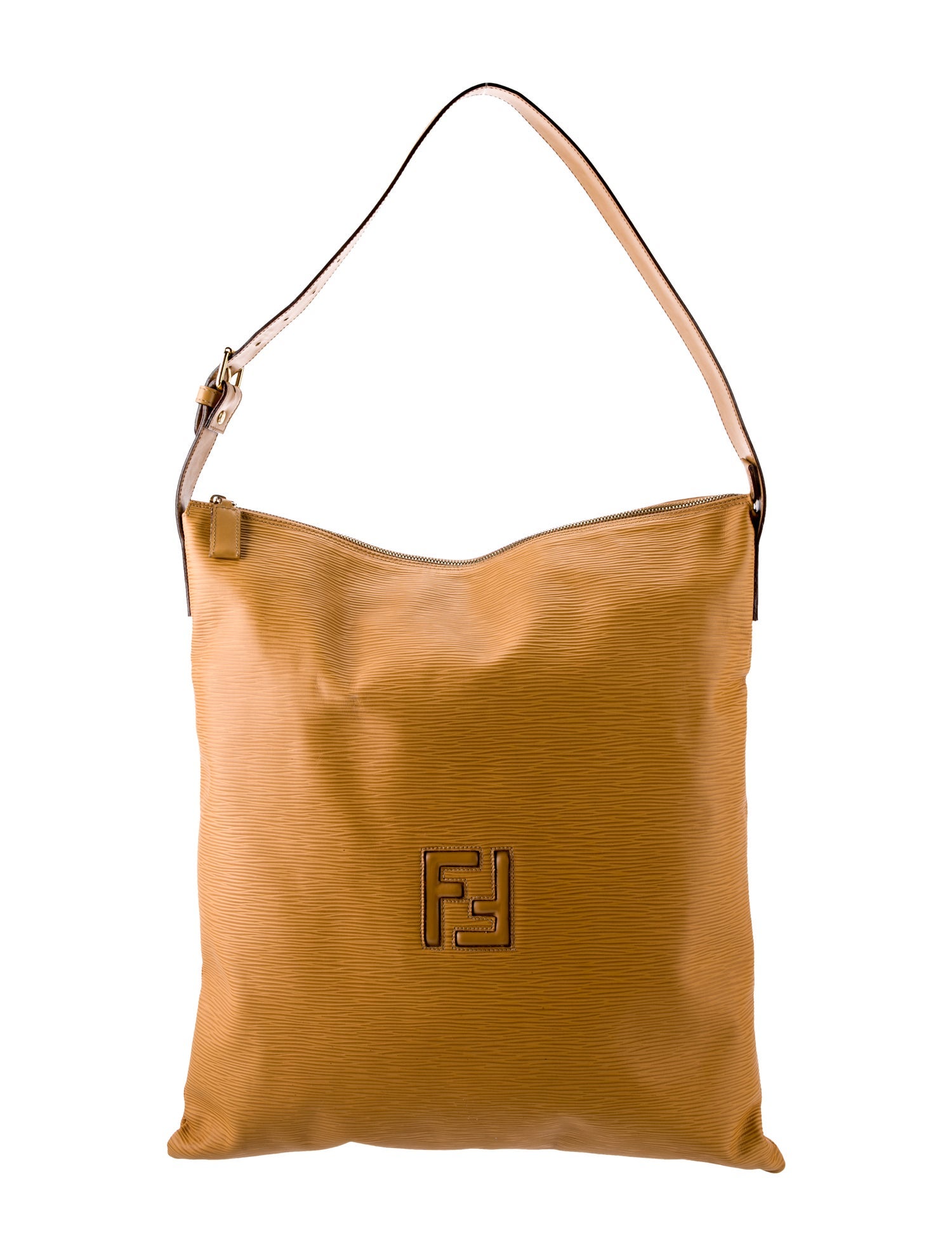 Fendi Leather Shoulder Bag Vintage