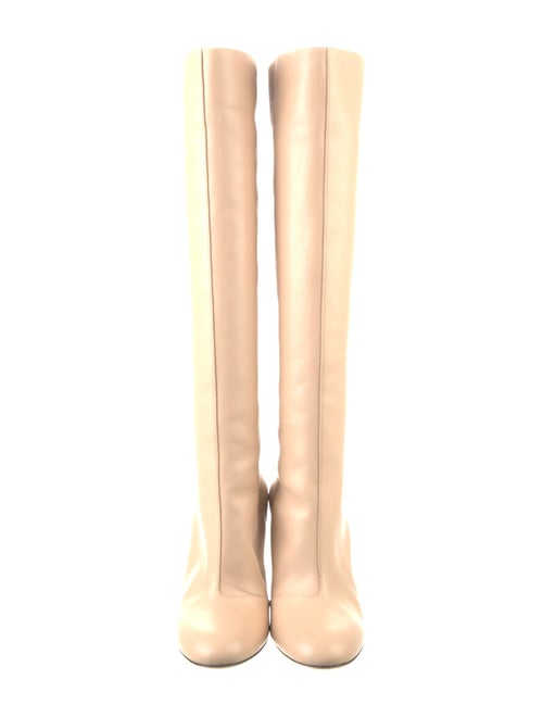 Fendi Karligraphy Accent Leather Boots