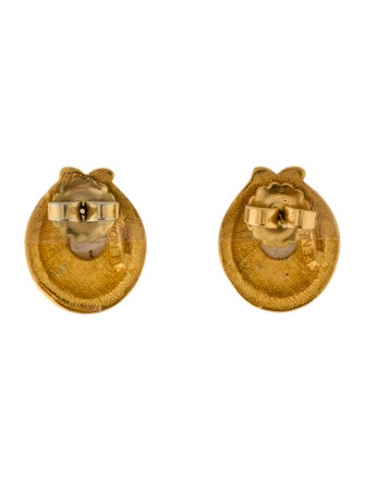 Fendi Faux Pearl Stud Earrings