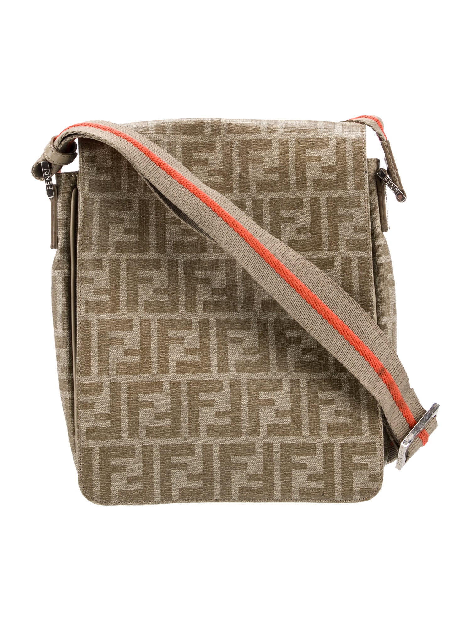 Fendi Zucca FF Messenger Bag