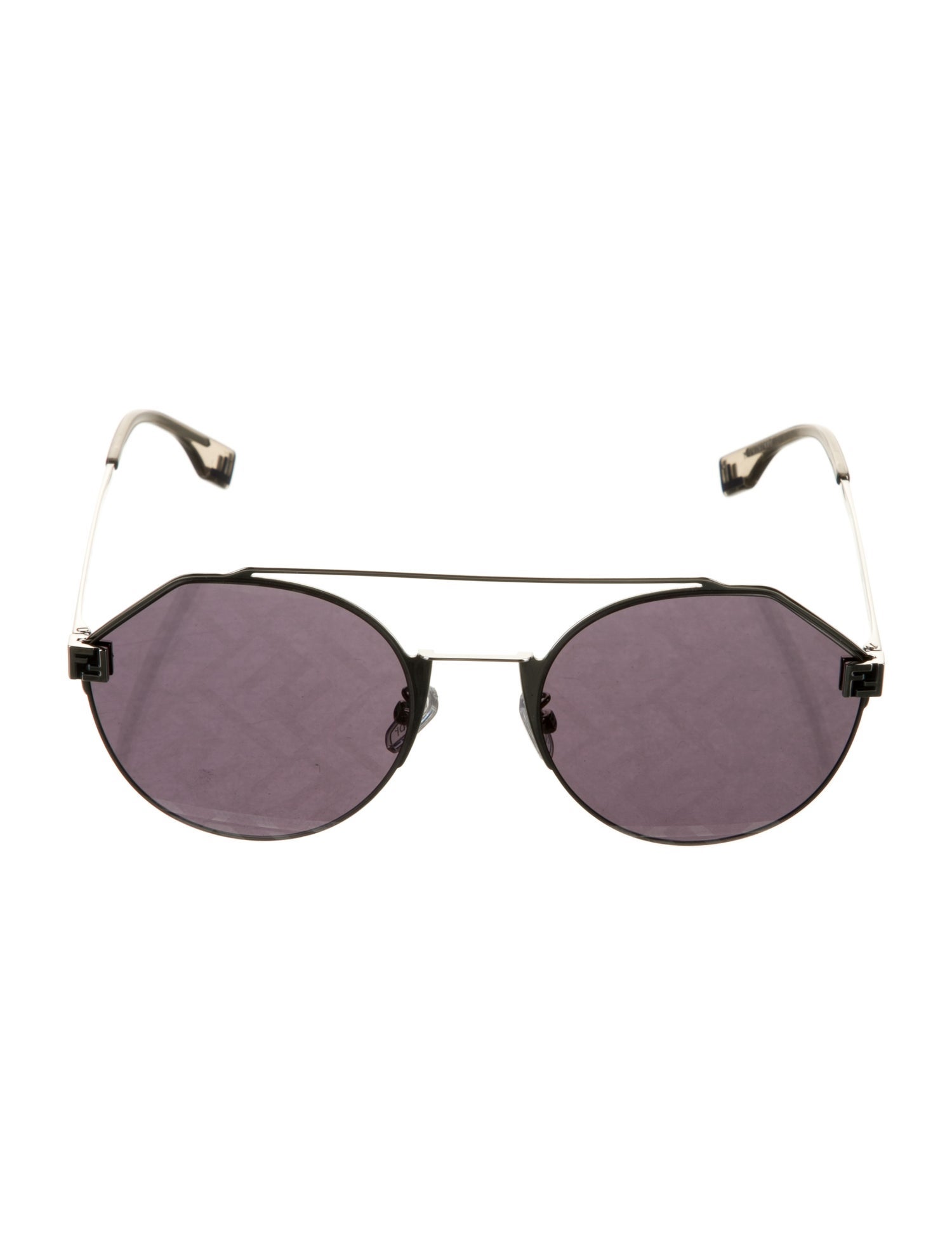 Fendi Round Mirrored Sunglasses
