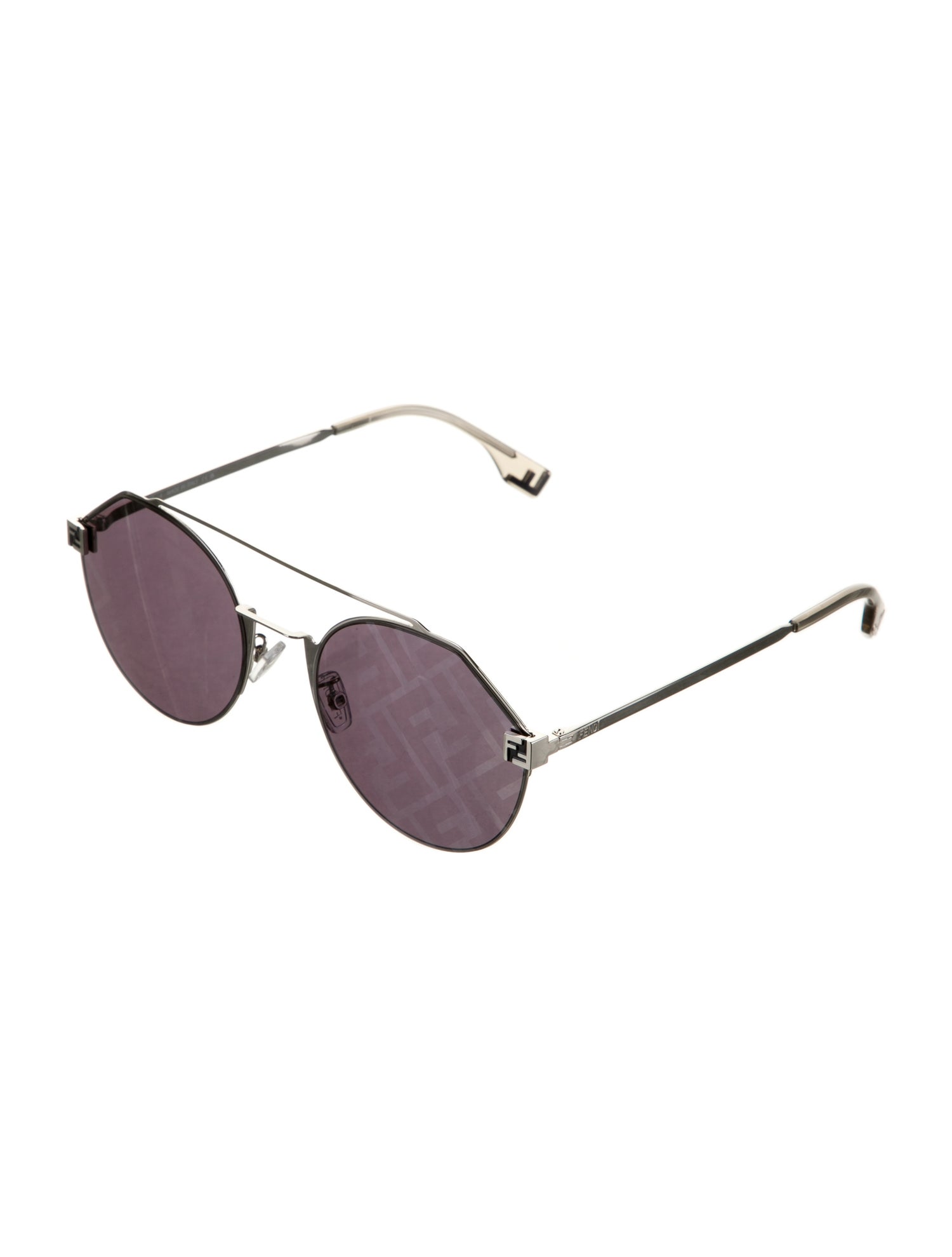 Fendi Round Mirrored Sunglasses