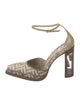 Fendi Zucca FF Logo Printed D'Orsay Pumps