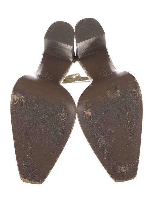 Fendi Zucca FF Logo Printed D'Orsay Pumps