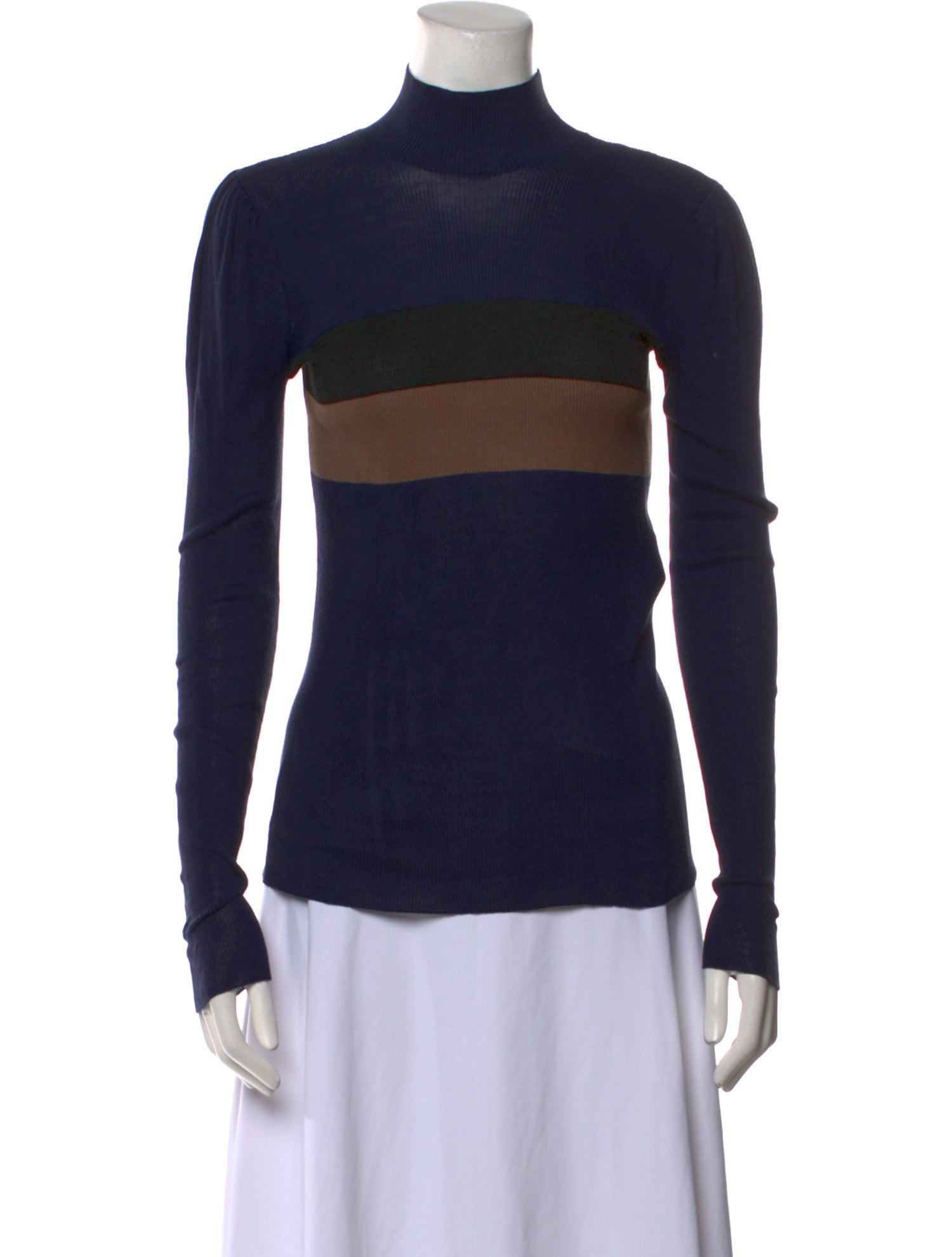 Fendi Silk Striped Sweater