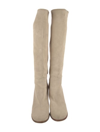 Fendi Suede Studded Accents Boots