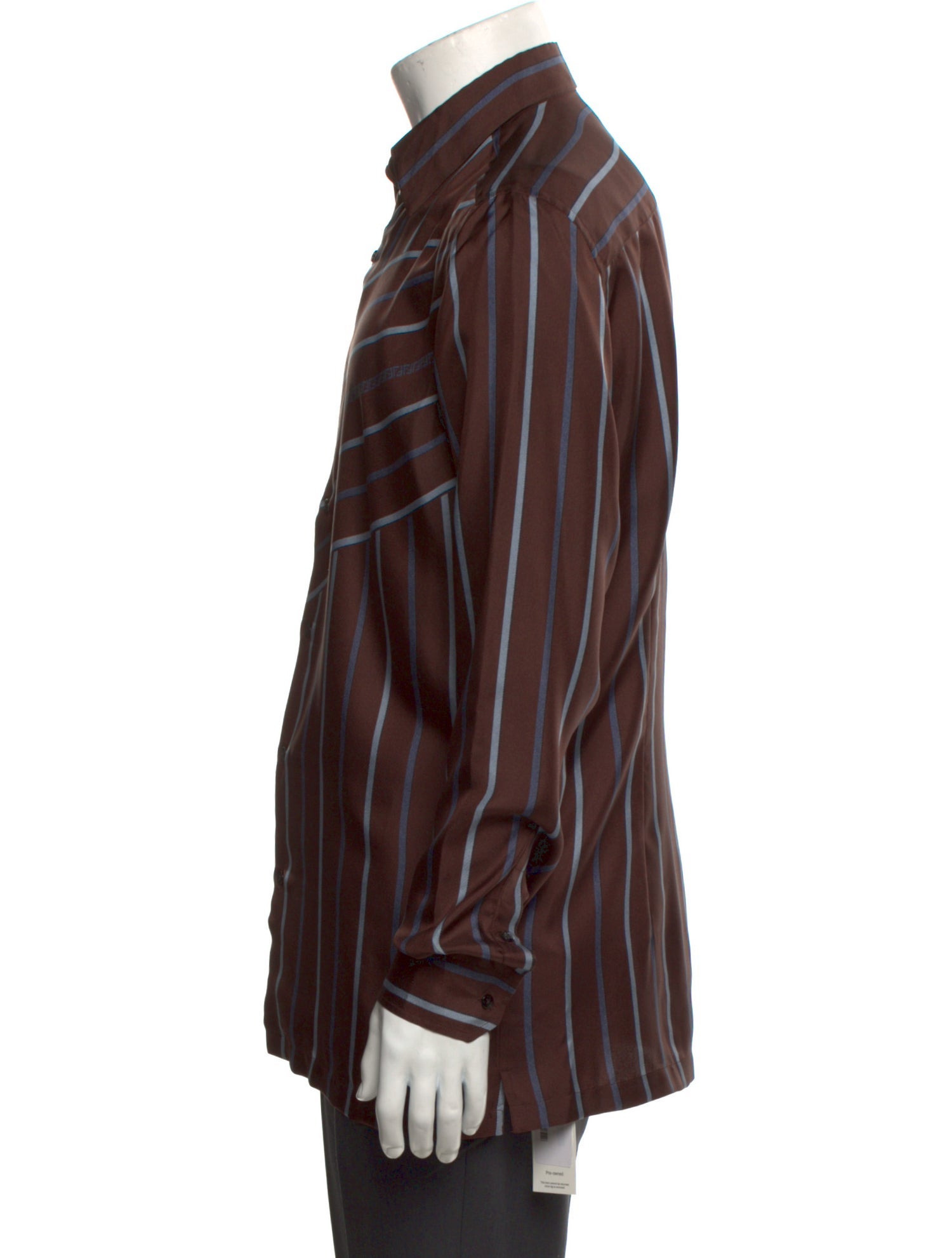 Fendi Silk Striped Shirt