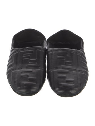 Fendi Leather Printed Ballet Flats