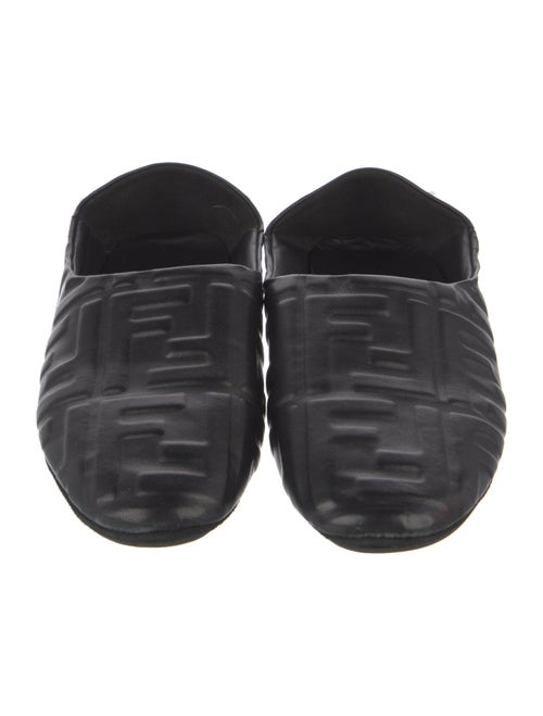 Fendi Leather Printed Ballet Flats