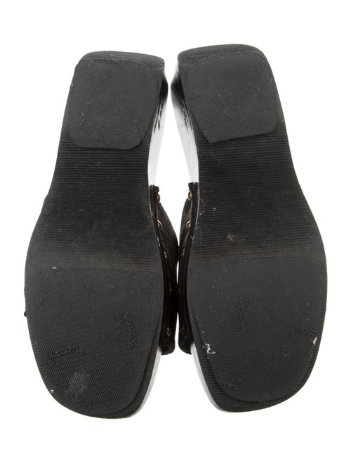 Fendi Canvas Printed Slides