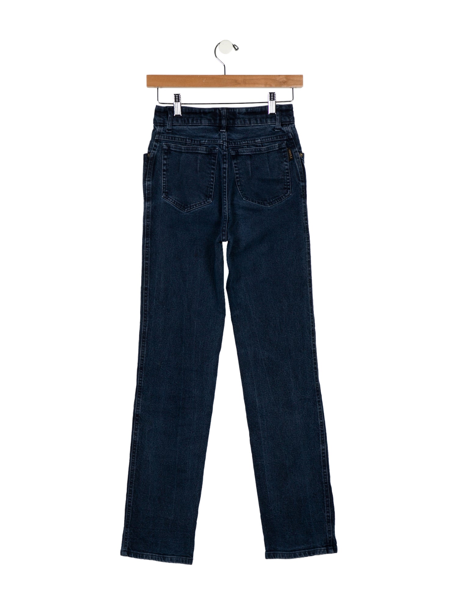 Fendi Mid-Rise Straight Leg Jeans