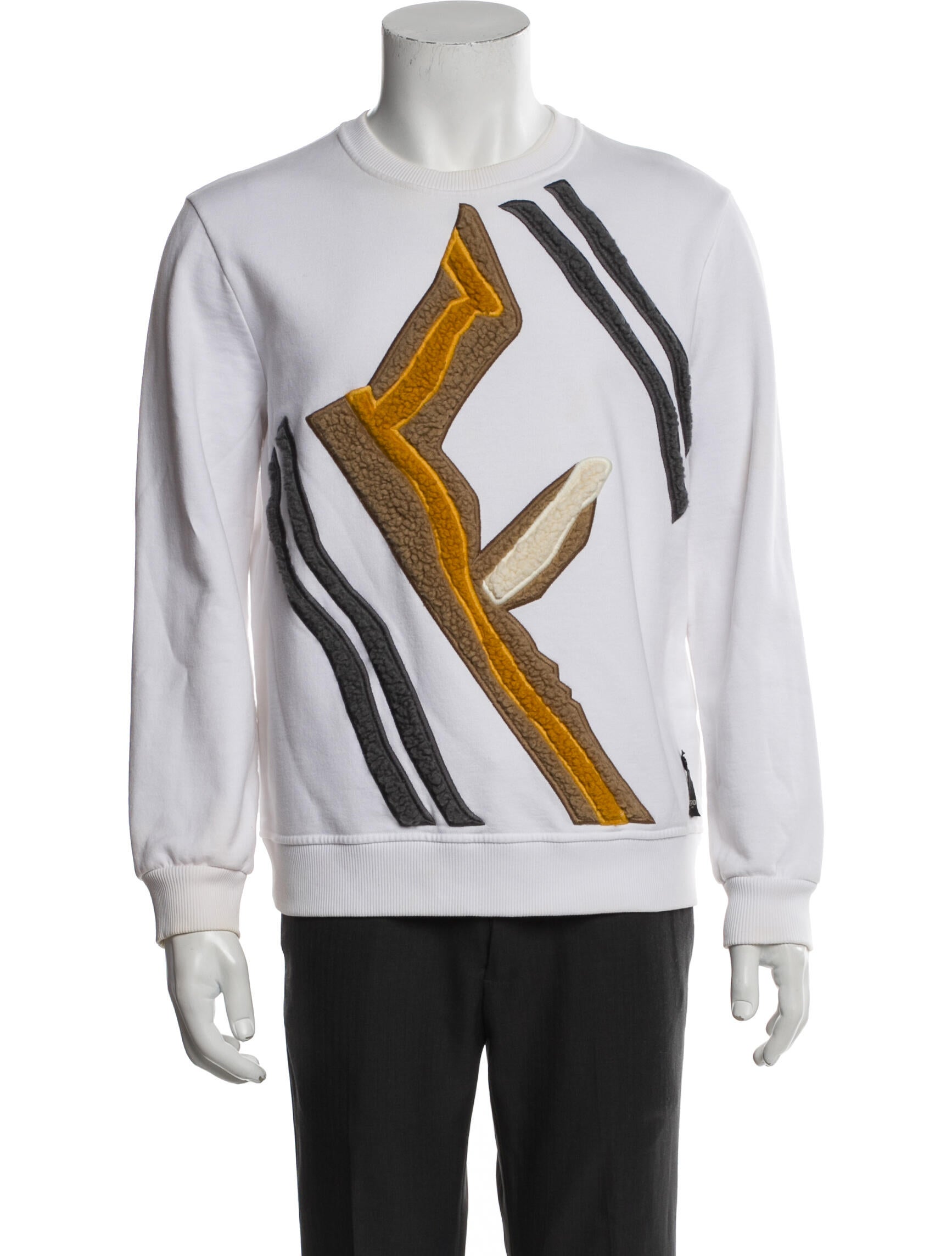 Fendi Graphic Print Crew Neck Sweatshirt