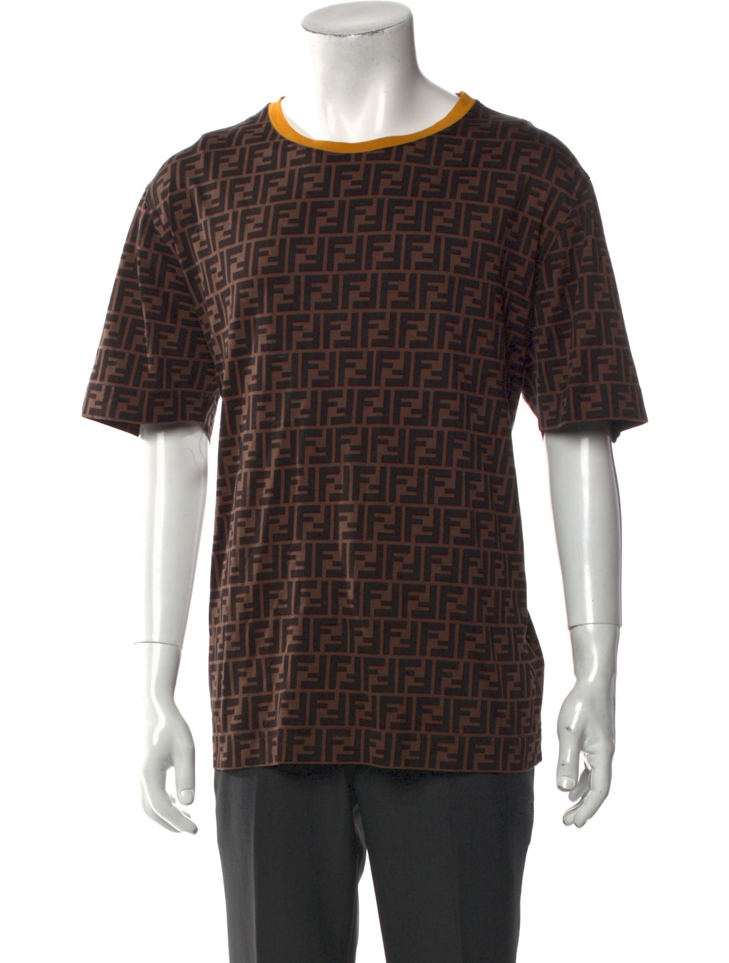 Fendi Zucca FF Logo Printed T-Shirt