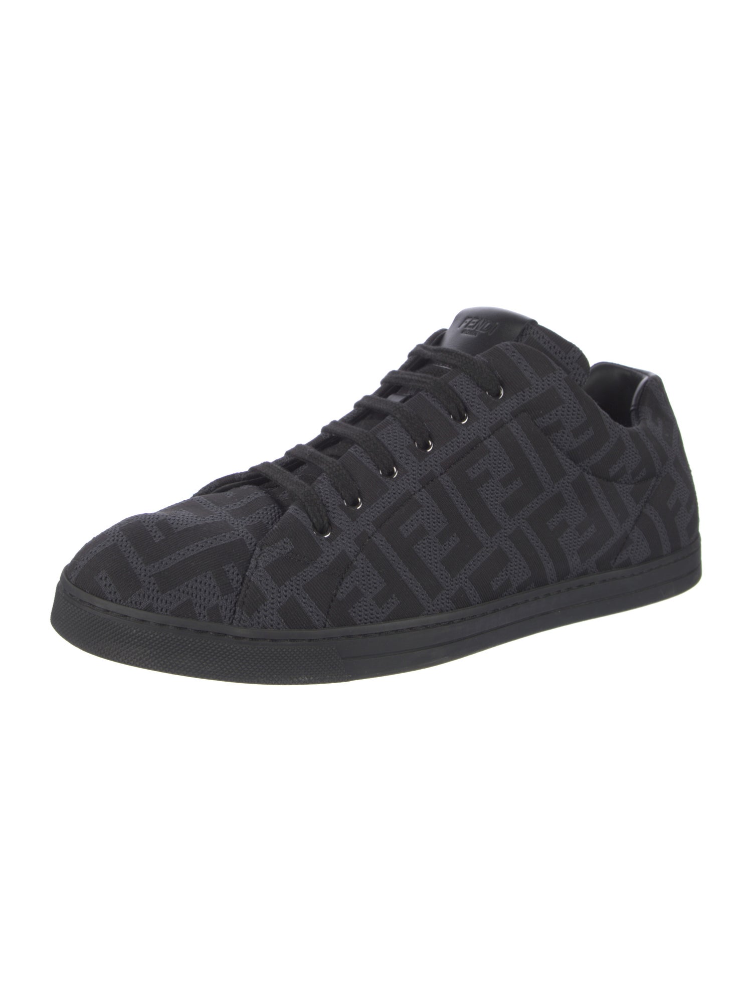 Fendi Zucca FF Logo Canvas Sneakers