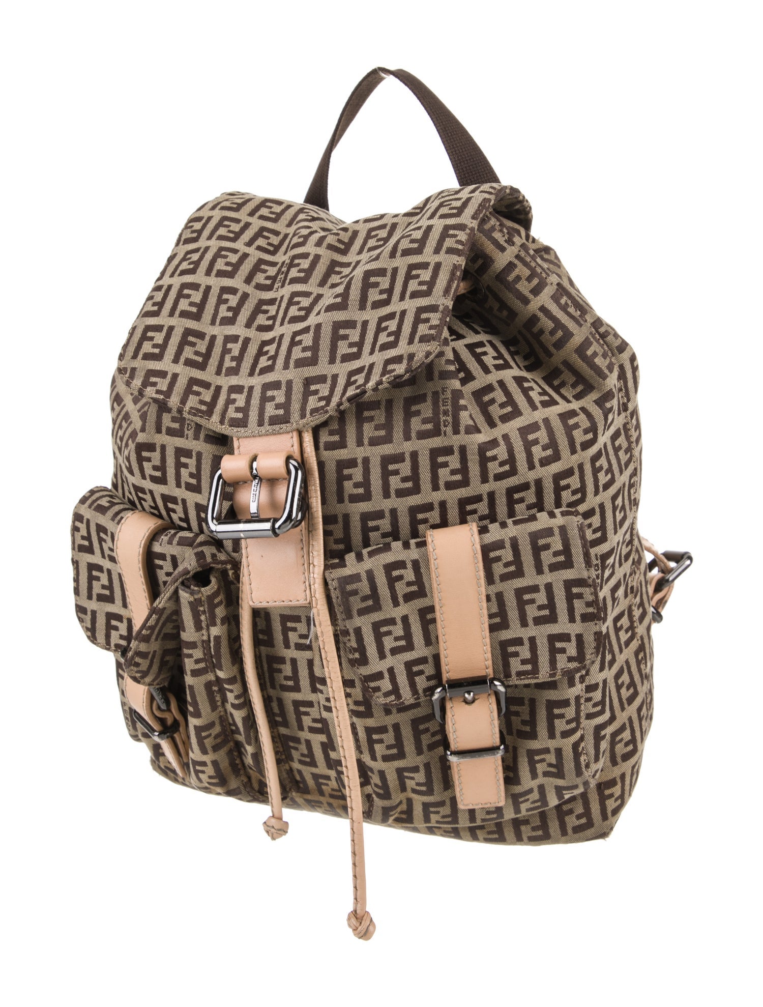 Fendi Zucchino FF Backpack Vintage