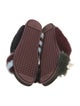 Fendi Mink Striped Slides