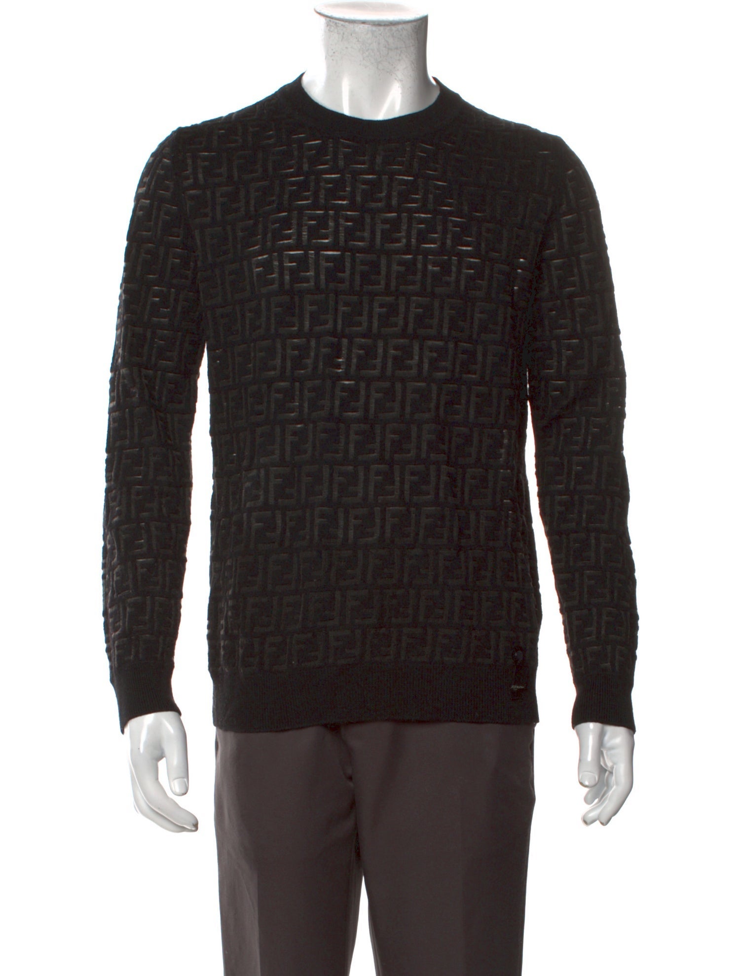 Fendi Zucca FF Logo Wool Pullover