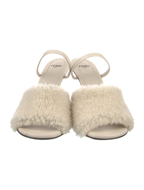 Fendi Shearling Slides