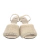 Fendi Shearling Slides