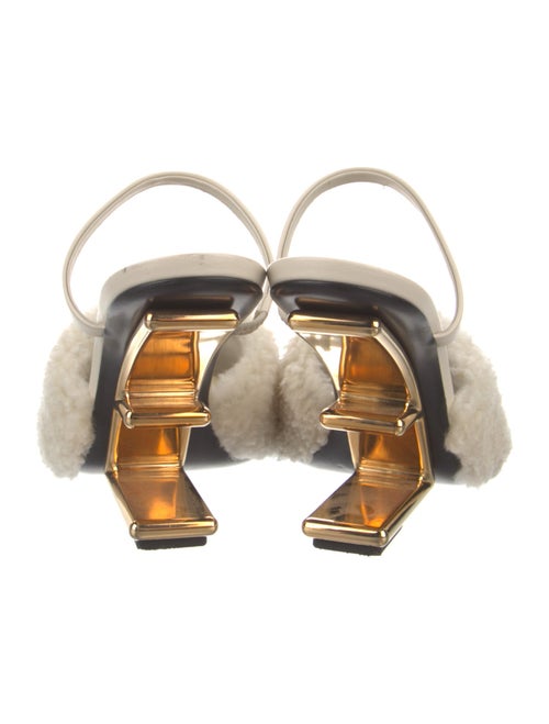 Fendi Shearling Slides