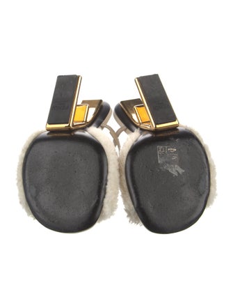 Fendi Shearling Slides