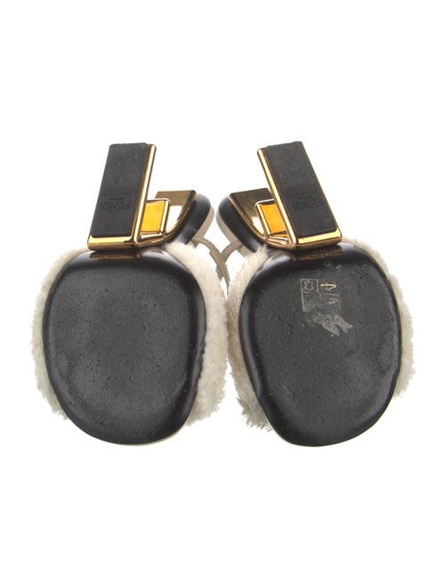 Fendi Shearling Slides