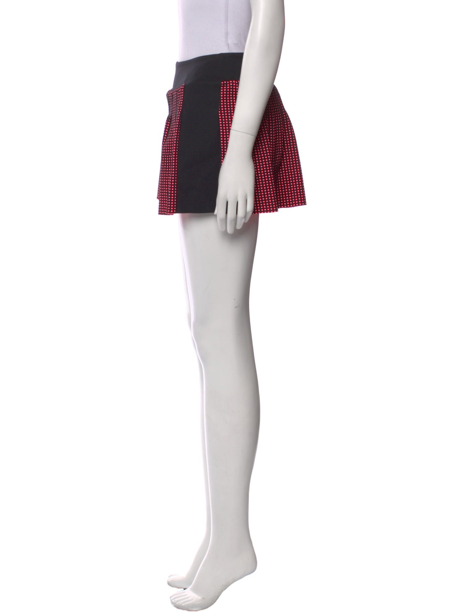 Fendi Plaid Print Mini Skirt