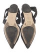 Fendi Zucca FF Logo Mesh Slingback Flats