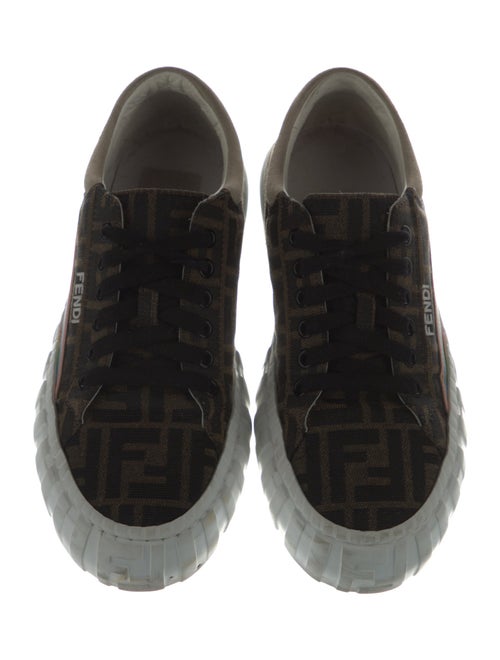Fendi Zucca FF Logo Canvas Sneakers