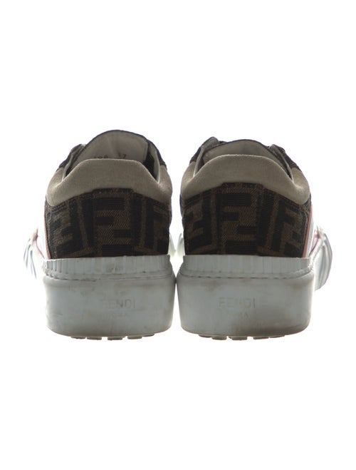 Fendi Zucca FF Logo Canvas Sneakers