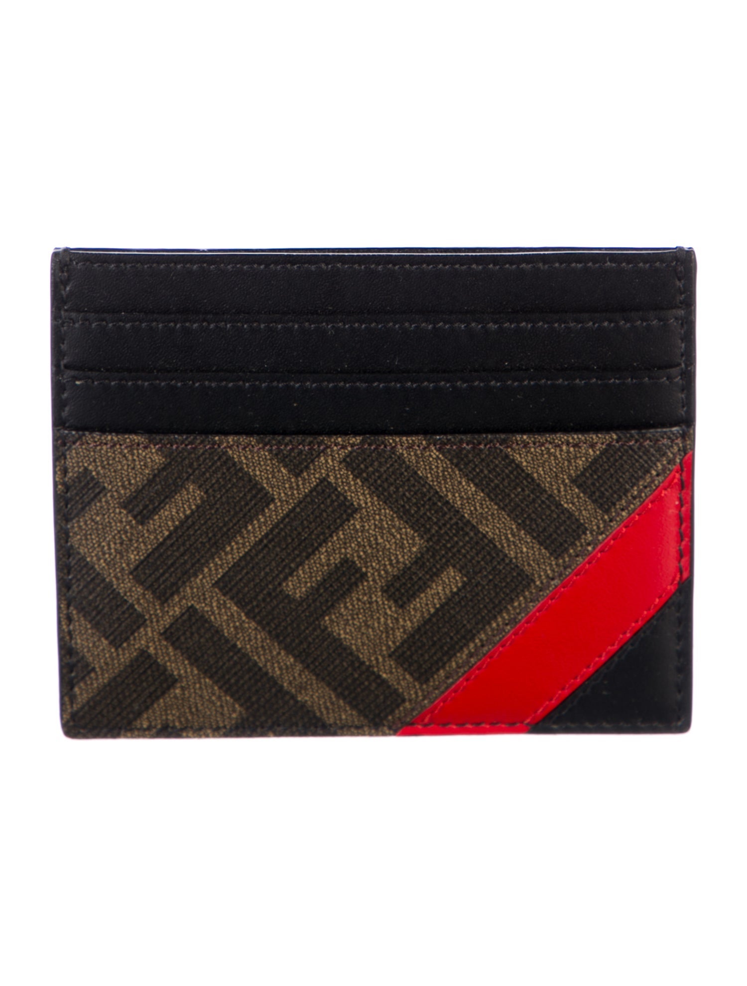 Fendi Zucca FF Logo Printed Wallet