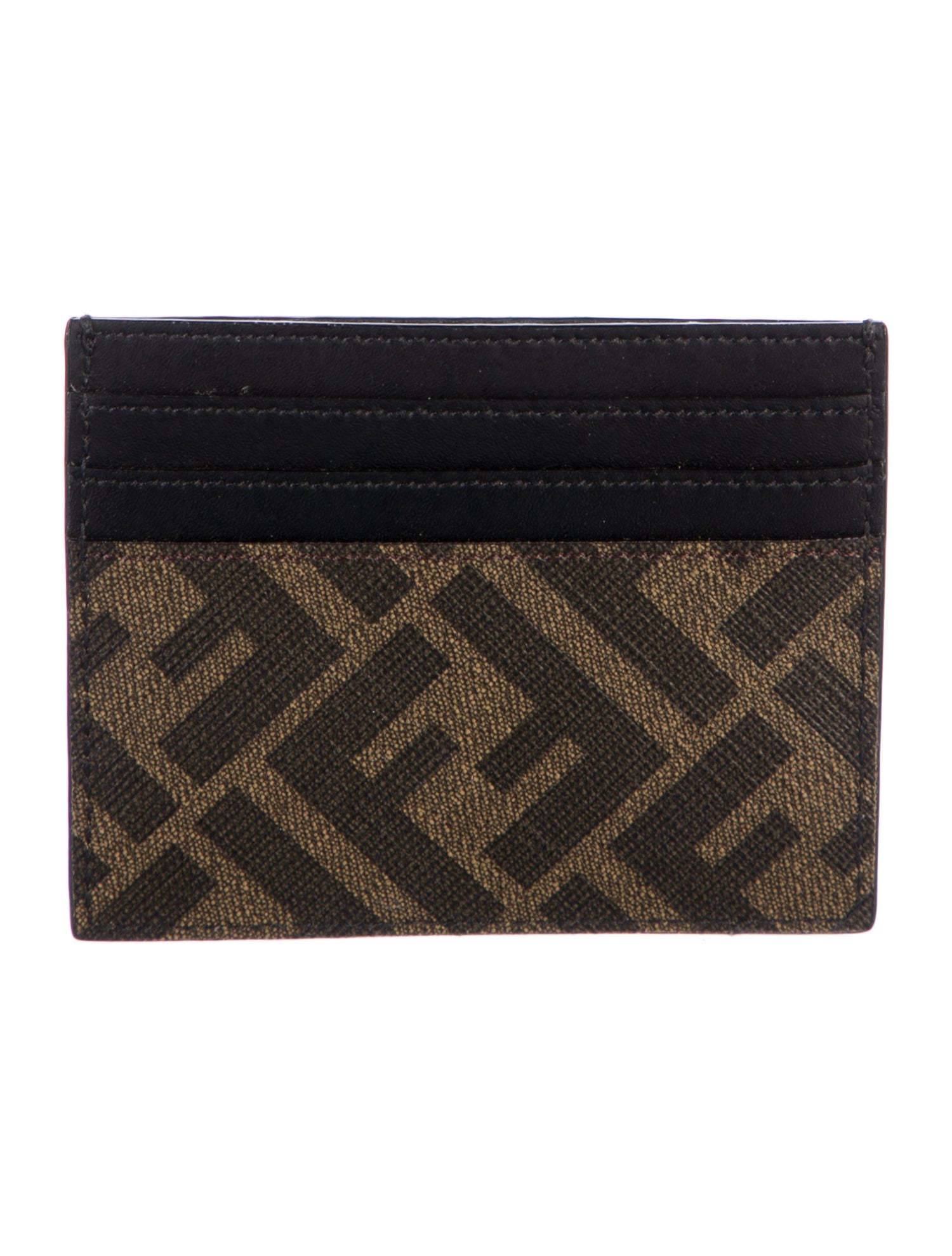 Fendi Zucca FF Logo Printed Wallet