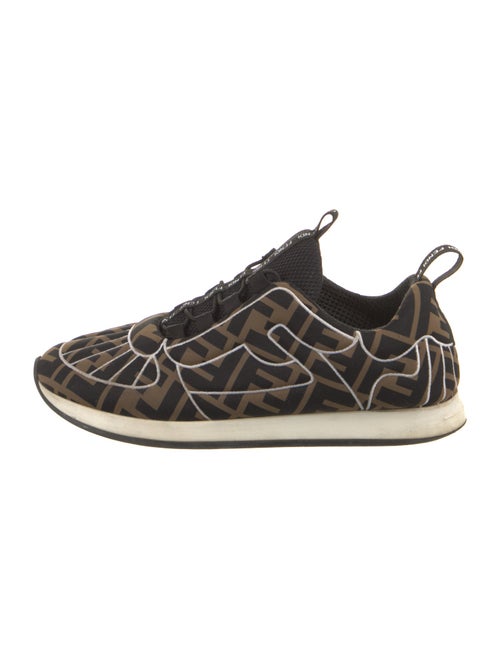 Fendi Nylon Printed Sneakers