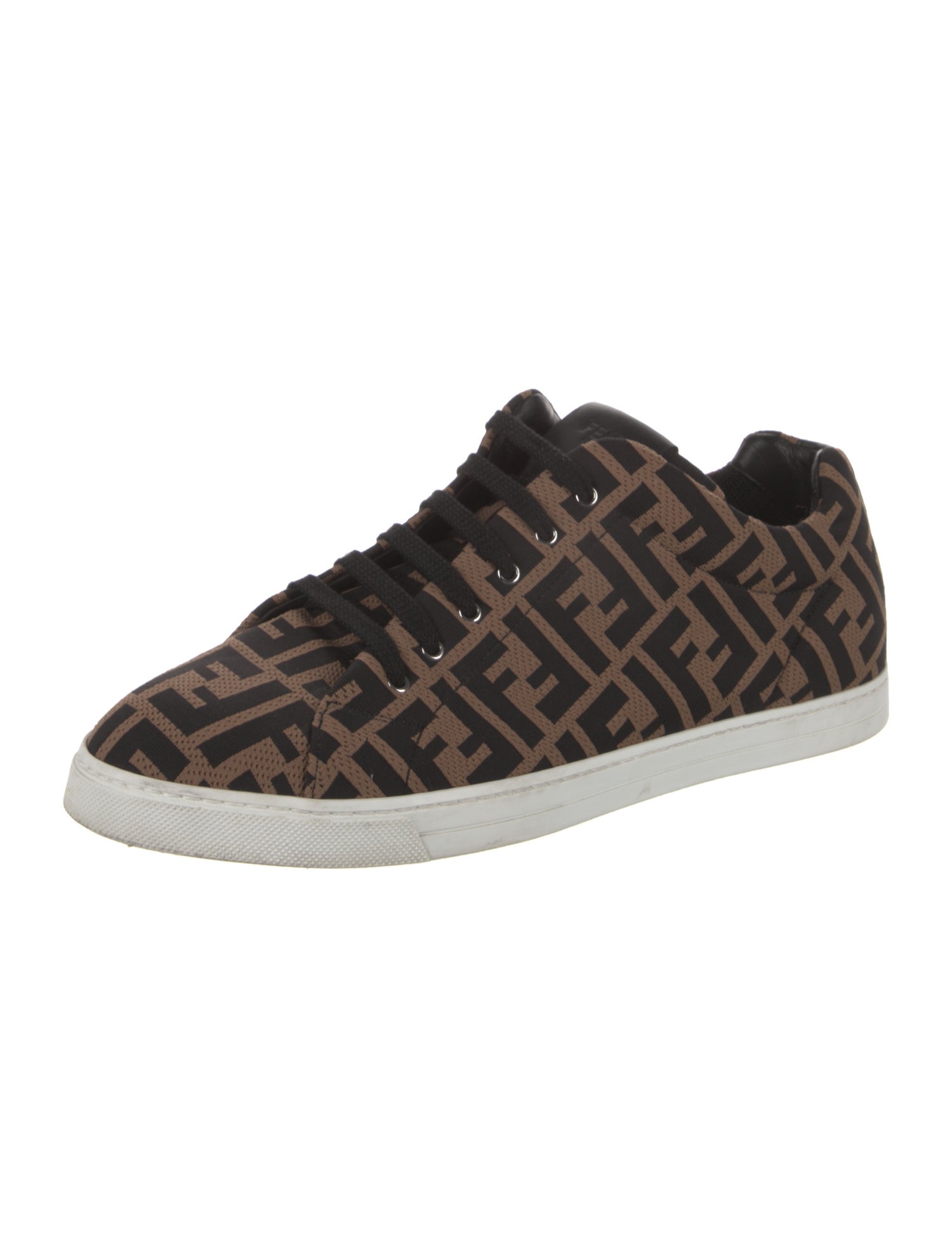 Fendi Zucca FF Logo Canvas Sneakers
