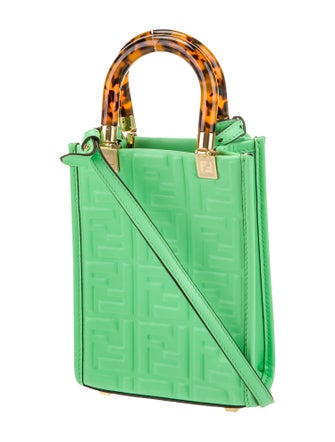 Fendi Zucca FF Top Handle Bag Small 2023