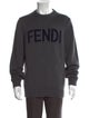 Fendi Virgin Wool Graphic Print Pullover