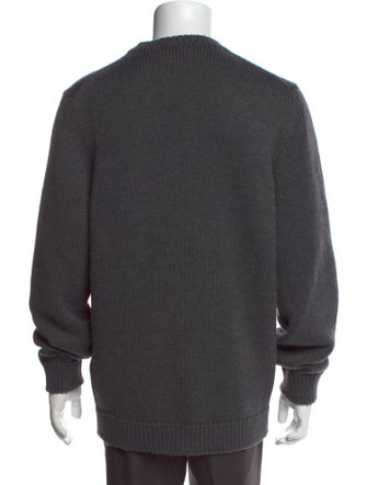 Fendi Virgin Wool Graphic Print Pullover