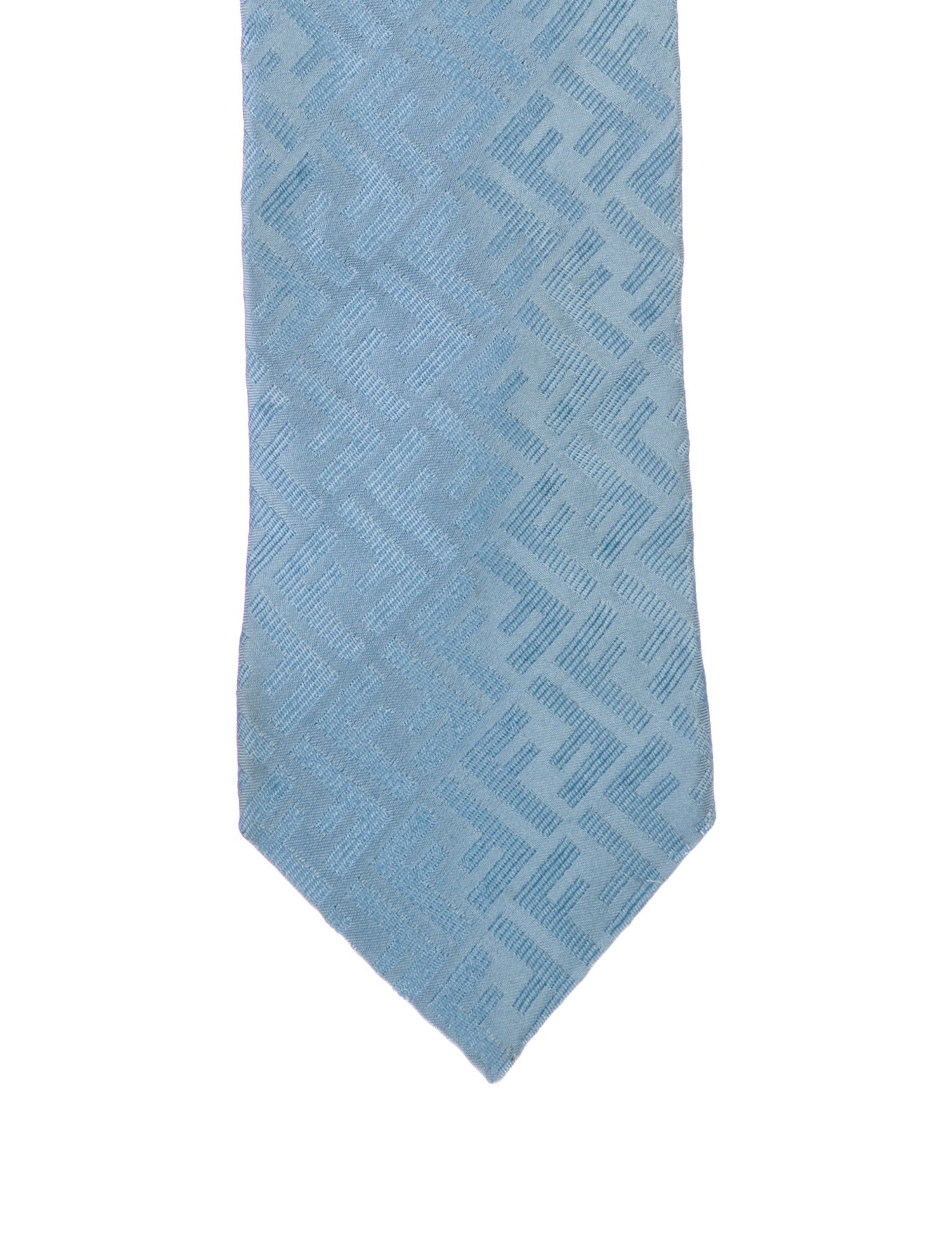 Fendi Pattern Print Silk Tie