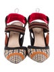 Fendi Printed Slingback Pumps