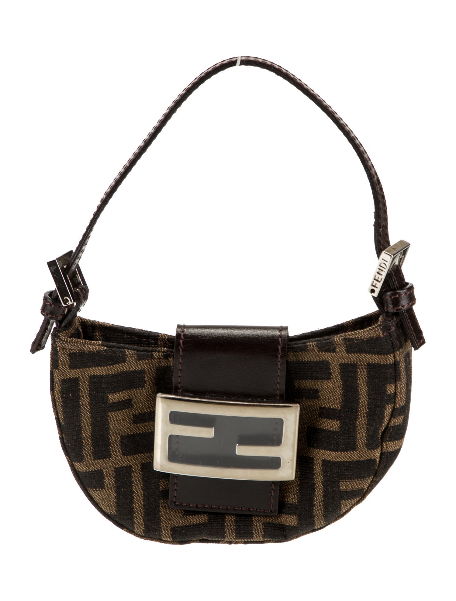 Fendi Zucca FF Baguette Micro Vintage