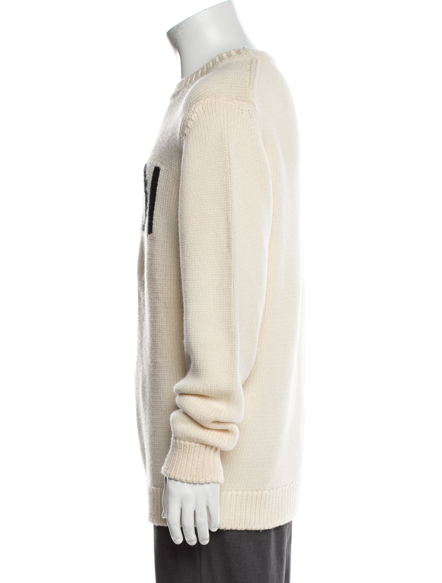 Fendi Zucchino FF Logo Virgin Wool Pullover