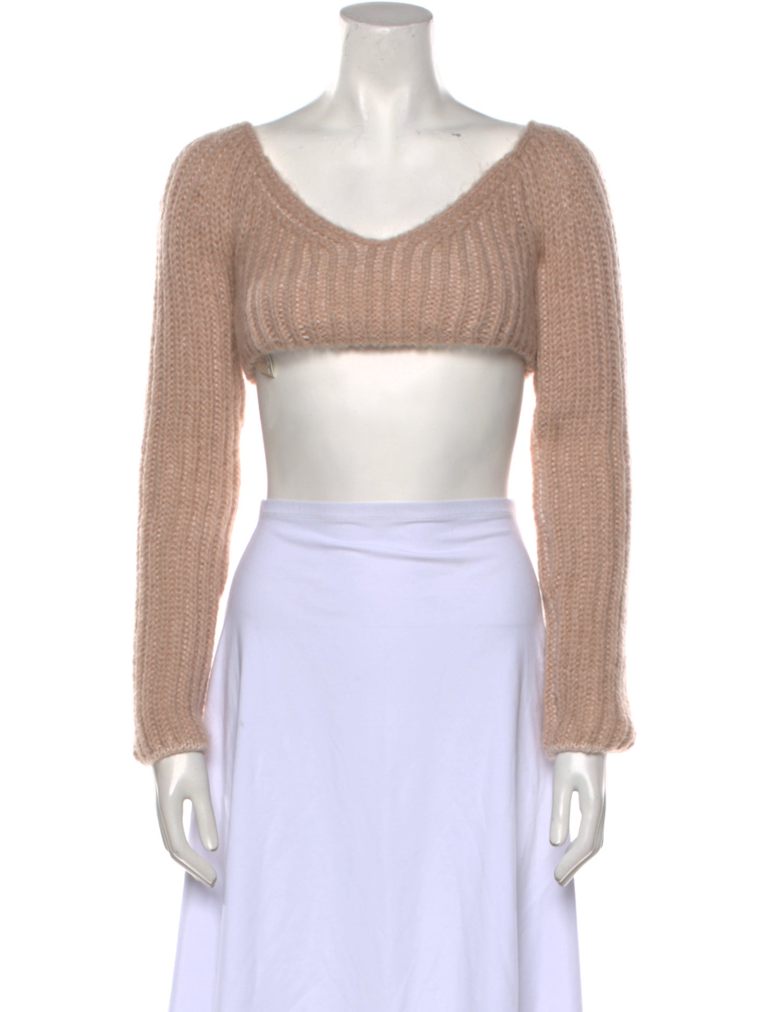 Fendi Mohair V-Neck Sweater w/ Tags
