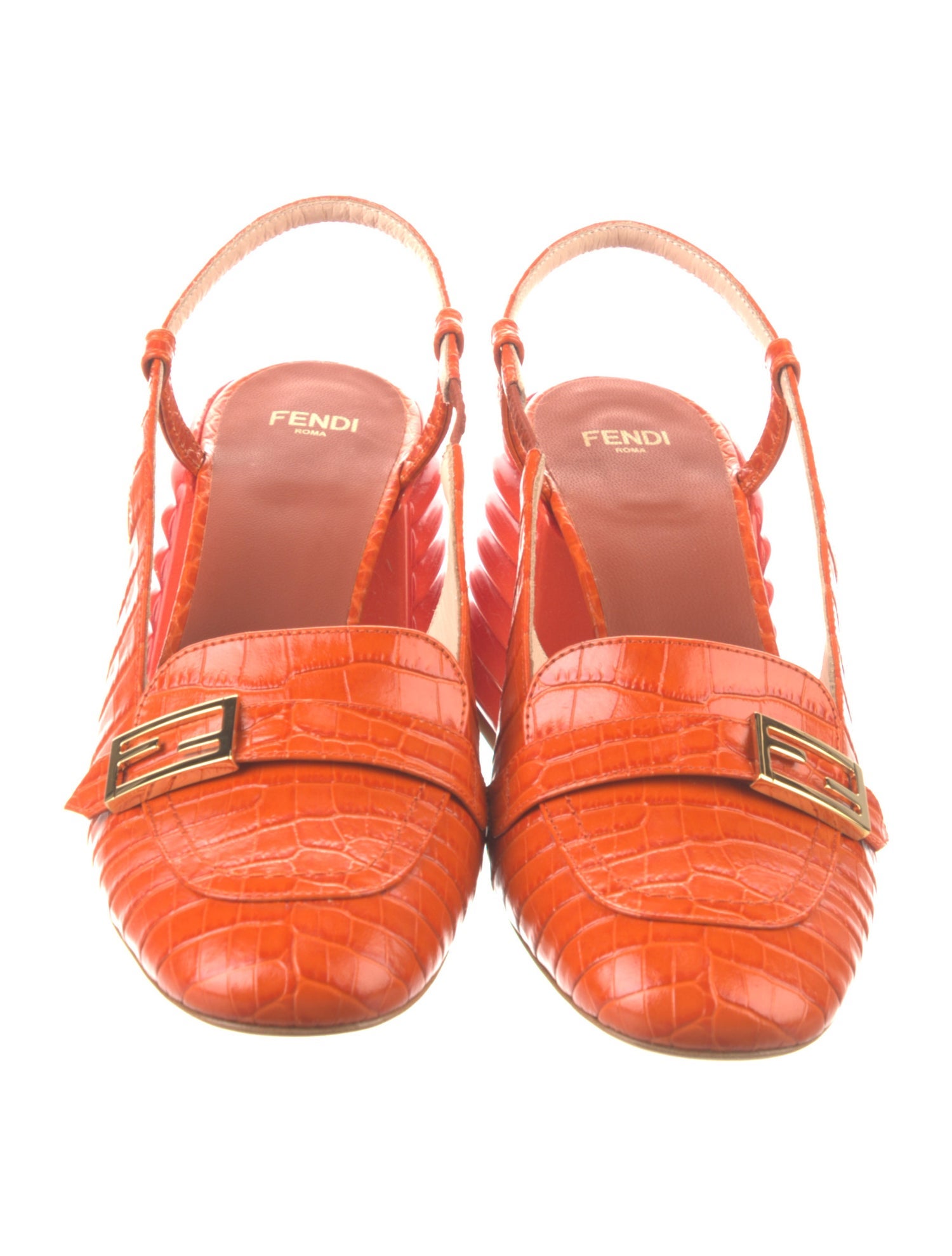 Fendi Leather Mules w/ Tags